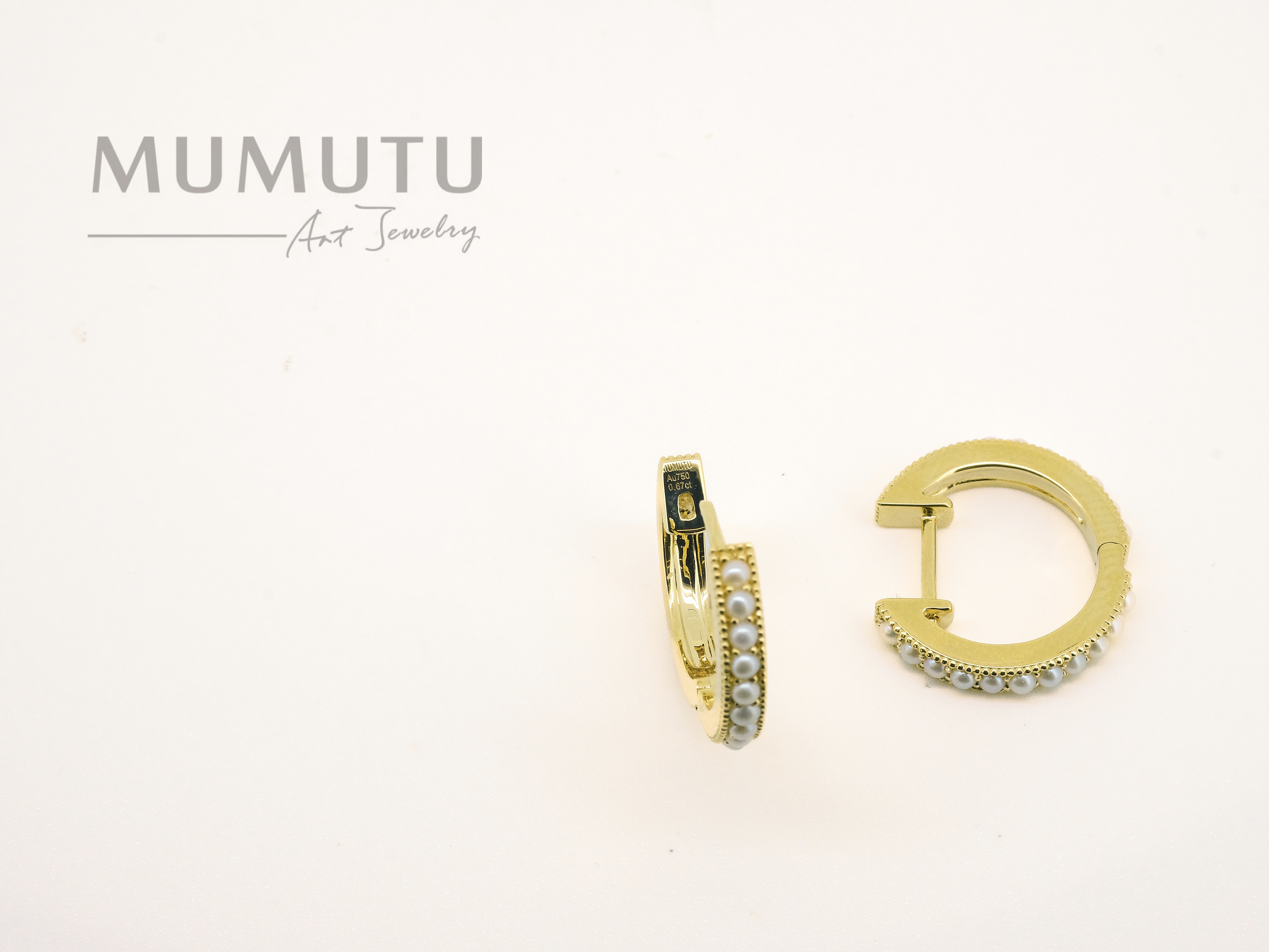 小米珠耳圈（小号）