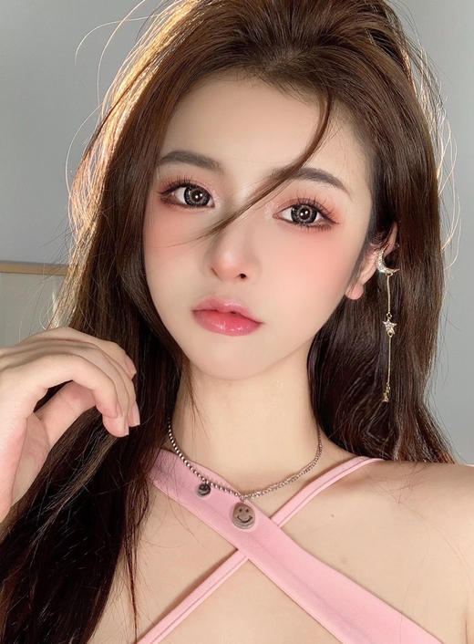 【大直径】Leenscolor-象牙灰-14.5mm 【年抛 0-800度 含有525/575】 商品图1