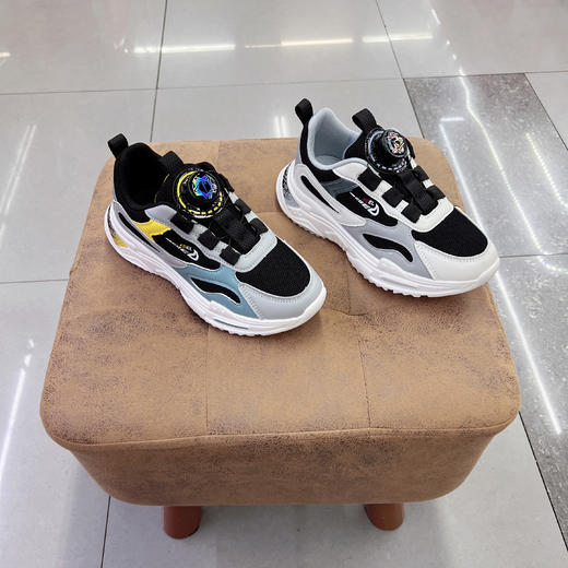 福得隆2022新款双网休闲鞋男童扭扭扣3698  32-39码 商品图1