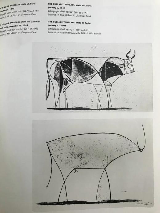 现代艺术博物馆藏毕加索画集 38幅彩色42幅黑白插图 精装大16开 商品图9