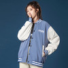 2021春秋新款字母绣花棒球服夹克ins潮撞色情侣上衣棒球服外套女 商品缩略图5