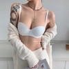 买一送一无钢圈文胸女小胸聚拢性感纯欲无痕加厚文胸套装调整型防下垂上托 商品缩略图4