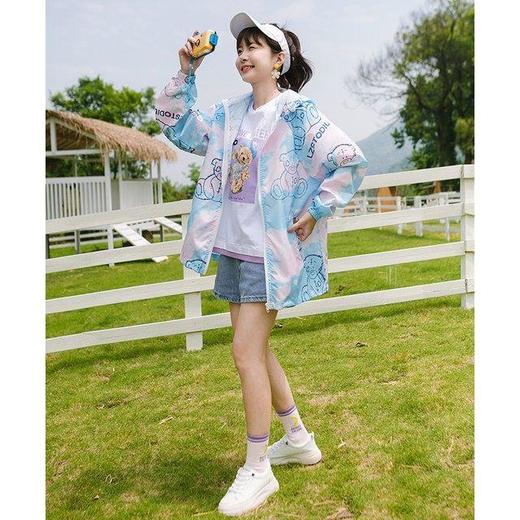 防晒衣少女2021新款夏季薄款洋气时尚中长款防晒服初中学生外套潮 商品图2