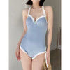黛唯梵女连体露背性感显白气质甜日系可爱遮肚显瘦小心机泡温泉泳衣 商品缩略图1
