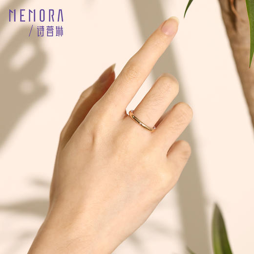 【天圆地方】MEMORA诗普琳彩色18K金戒指天圆地方戒指KR251901/KR251902（一口价） 商品图1