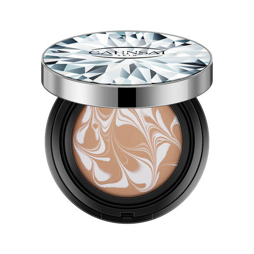 婵茜水光精华气垫粉底膏补水保湿清爽温和气垫bb霜改善干燥护肤品 商品图4