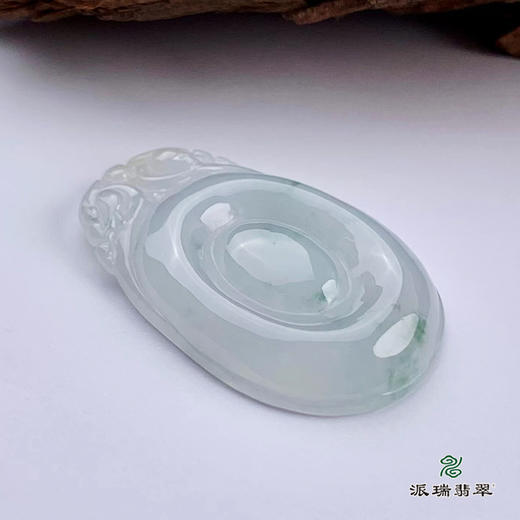 派瑞翡翠 翡翠挂件 糯种 飘花 商品图3