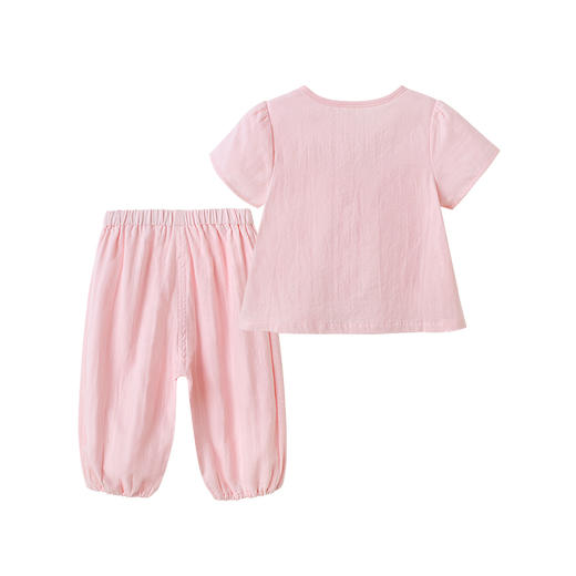 英氏-内衣类（夏）F2花蜜短套装淡粉100CM 商品图1