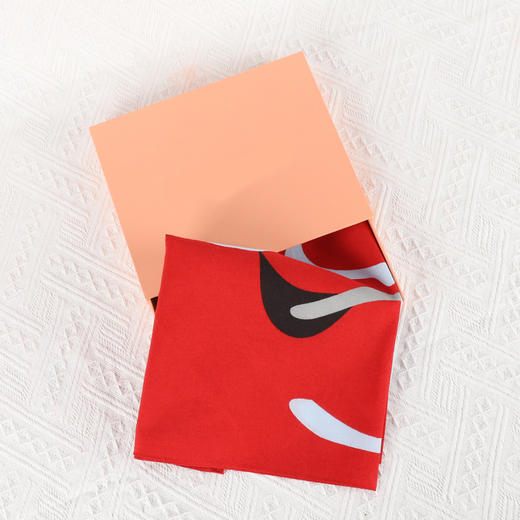 日本设计师品牌80支棉印花小方巾  上 商品图3