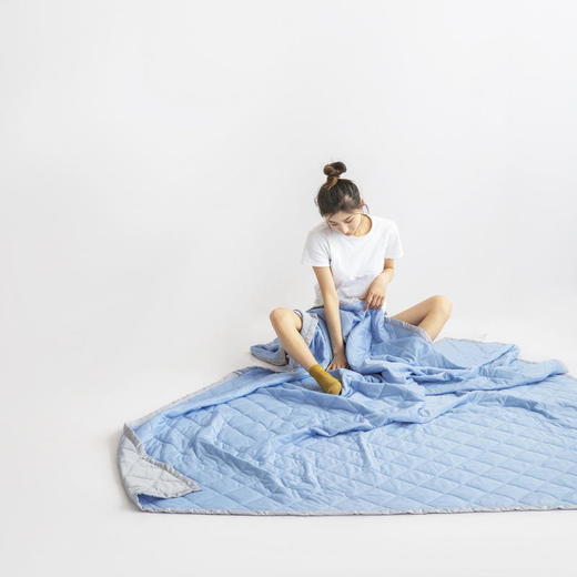 【夏日舒适睡眠的秘密】冰淇淋空调被母婴级A类品质凉感丝夏被羽丝绒软糯蓬松 商品图11