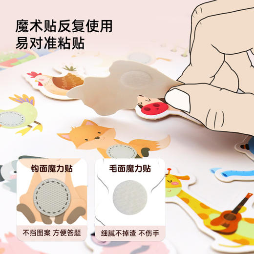 【小鳄鱼“忙碌”早教书】Pinwheel贝曼小鳄鱼忙碌桌游 幼儿宝宝早教认知互动玩具书 商品图3