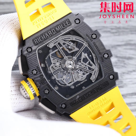 碳纤维壳 理查德米勒RM11-FM系列 男士腕表 人体工程学设计相吻合的品牌的标志性建筑 商品图7