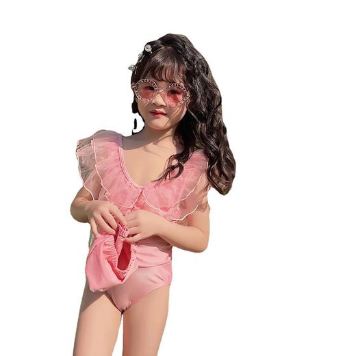 儿童泳衣连体女童泳衣专业小童新款韩版荷叶边可爱宝宝公主风 商品图4