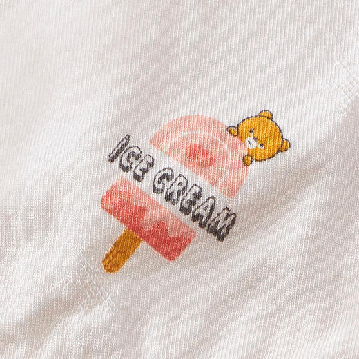  香娇姿小熊柔柔衣女童背心套装 感温印花  轻薄透气吸汗排湿 商品图3