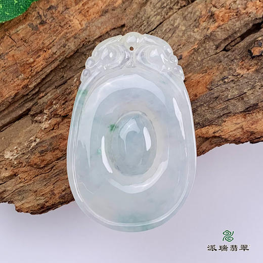 派瑞翡翠 翡翠挂件 糯种 飘花 商品图4