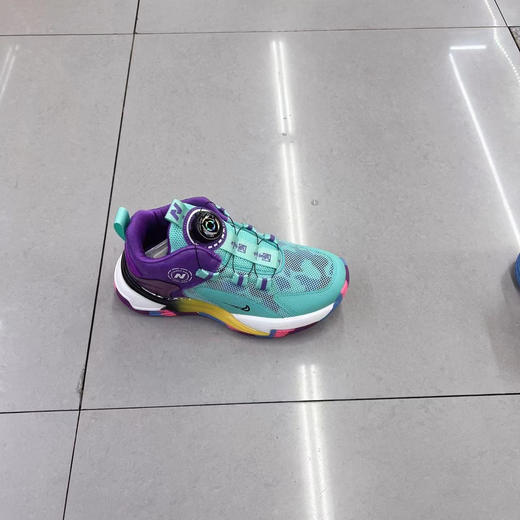 福得隆新款双网篮球鞋扭扭扣贴片底运动鞋3652  34-39码 商品图3