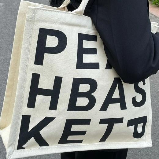 2022新款质感托特包字母小众大容量帆布包大学生上课单肩包 商品图4