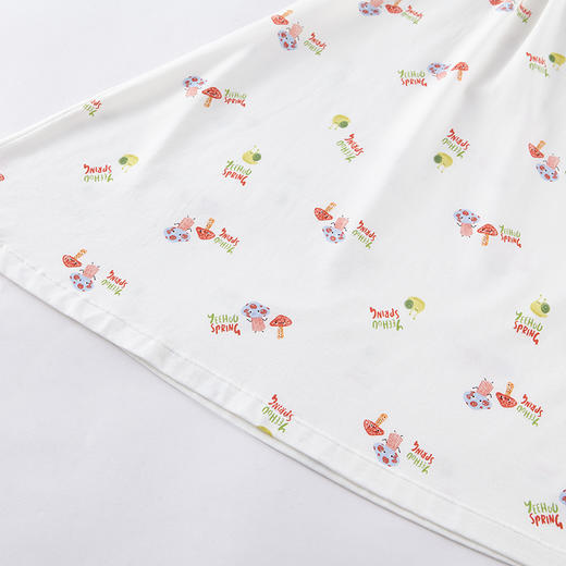 英氏-内衣类（夏）F2蘑幻粉连衣裙浅石蜡色100CM 商品图3