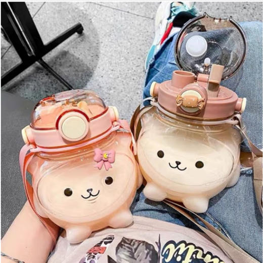 可爱熊塑料杯【XM-018】 商品图1