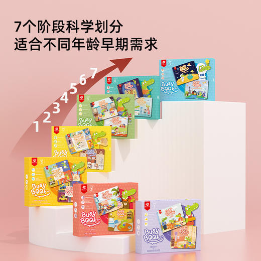 【小鳄鱼“忙碌”早教书】Pinwheel贝曼小鳄鱼忙碌桌游 幼儿宝宝早教认知互动玩具书 商品图1