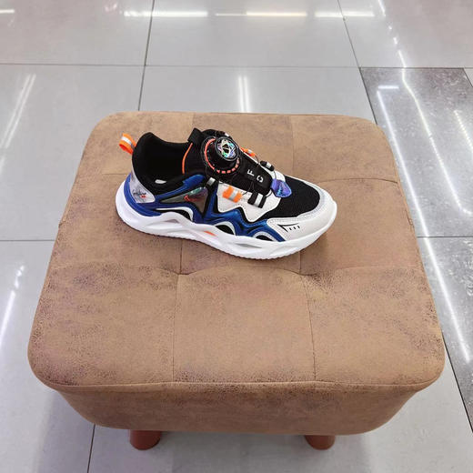 福得隆2022新款双网休闲鞋扭扭扣男童A3738  33-38码 商品图3