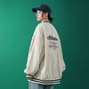 灯芯绒字母刺绣棒球服外套女2021春装新款韩版宽松情侣学生上衣潮 商品缩略图3