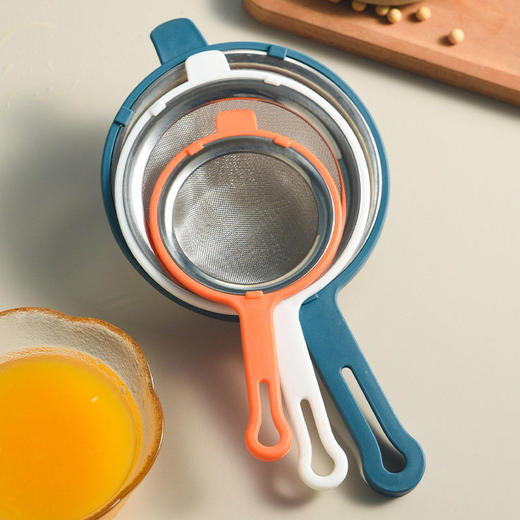 304不锈钢漏勺家用豆浆果汁过滤网宝宝辅食密漏勺厨房芝麻网漏勺 商品图5