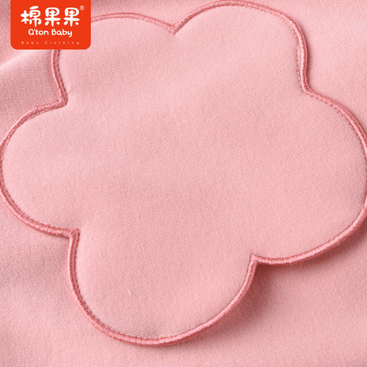 商场同款棉果果秋季新款女童粉嫩可爱绒面内里针织连帽复合绒外套M322100422460 商品图3