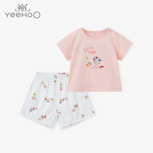 英氏-内衣类（夏）F2蘑幻粉短套扇贝壳色100CM 商品图0