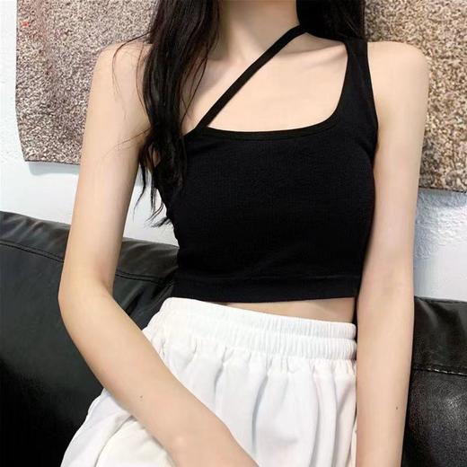 春秋新款带胸垫吊带背心美背性感斜肩一体无钢圈内衣裹胸外穿内搭 商品图8