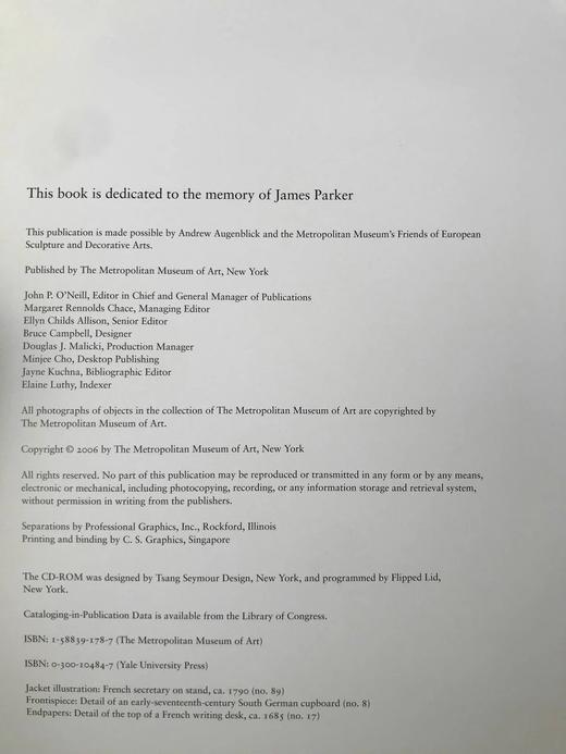 大都会艺术博物馆欧洲家具图集 138幅彩色插图 精装大16开 商品图3