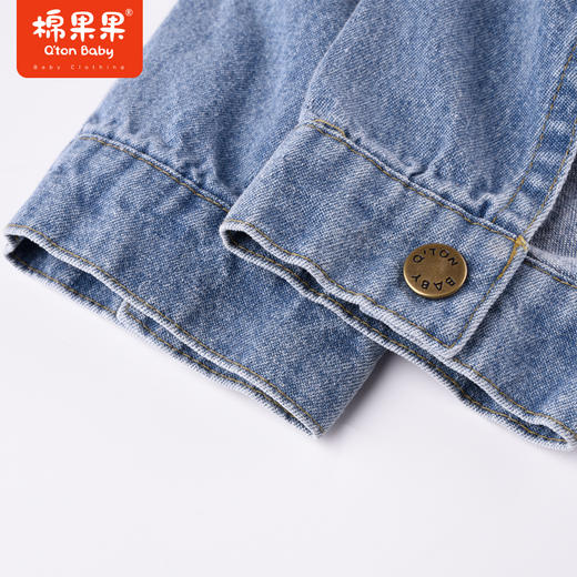 商场同款棉果果秋季新款男童经典牛仔外套简约时尚水洗牛仔M312100222510 商品图4