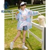 防晒衣少女2021新款夏季薄款洋气时尚中长款防晒服初中学生外套潮 商品缩略图4