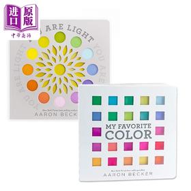 预售 【中商原版】Aaron Becker 光影颜色书2册套装You Are Light My Favorite Color 纸板书 儿童色彩启蒙图书 英文原版 4岁以上