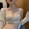 少女内衣聚拢纯欲蕾丝乳胶内衣无钢圈调整型上托平胸专用文胸套装 商品缩略图0