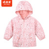 商场同款棉果果秋季新款女童科技面料摇粒绒内里粉嫩满印可爱保暖冲锋衣连帽外套M322100322463 商品缩略图2