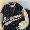 2021新款宽松美式复古格子早秋盐系夹克女外套男棒球服薄款ins潮 商品缩略图1