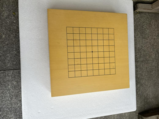 6厘米厚新榧独木小棋盘（一面13路一面9路）画线。 商品图1