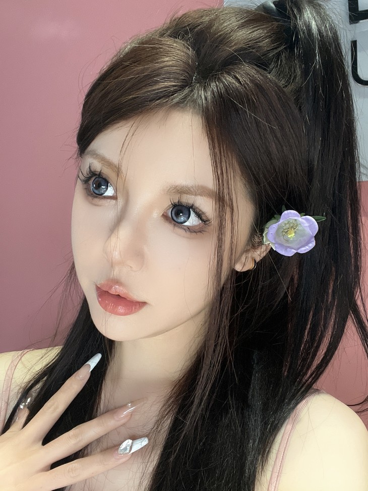 Jolababy年抛隐形眼镜 蓝芙尼14.5mm 一副/2片-VVCON美瞳商城17