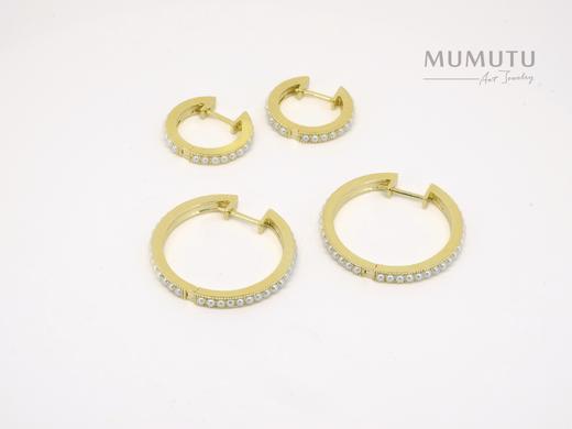 小米珠耳圈 (大号） 商品图3