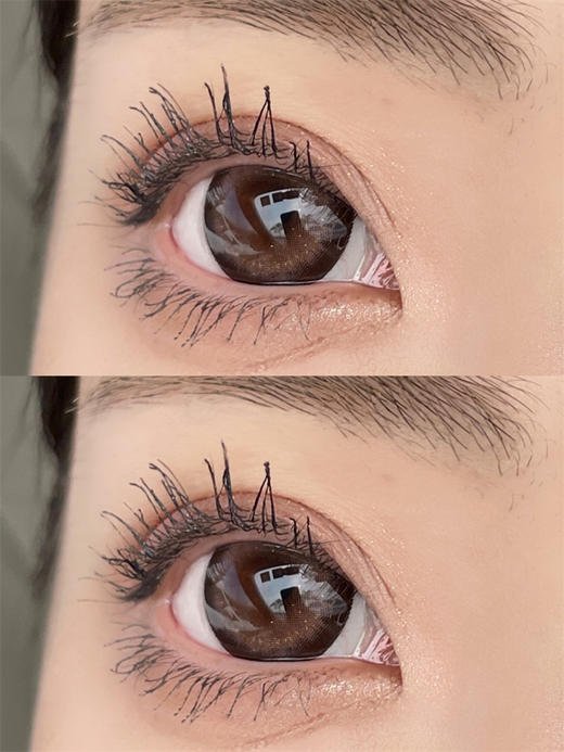 【小红书推荐款】Ocean girl，苦桃，日抛/直径14.5/着色13.9，68一盒，（一盒10片装，相同度数款式，左右眼度数不同至少需要拍两盒） 商品图2