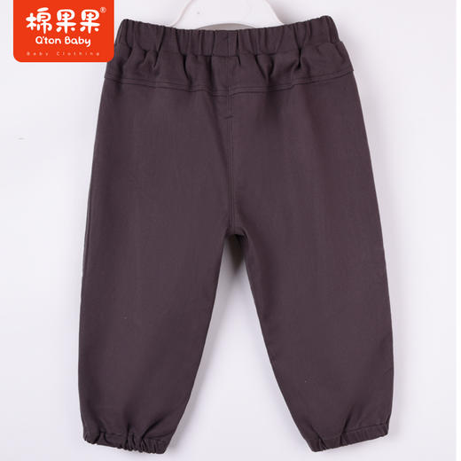 商场同款棉果果秋季新款纯棉男童帅气酷潮弹力水洗棉工装裤好穿M312200422505 商品图5