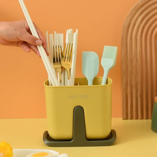 【筷子筒置物架】厨房用品餐具收纳架沥水篓 家用多功能筷子勺子刀叉笼 商品图3