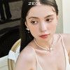 ZEGL设计师幻野系列蝴蝶人造珍珠项链女高级设计感小众叠戴锁骨链 商品缩略图4