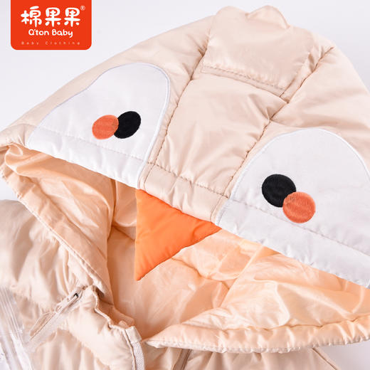 商场同款棉果果秋季新款外穿保暖企鹅可爱男女童轻羽绒连体衣M322722922458 商品图3