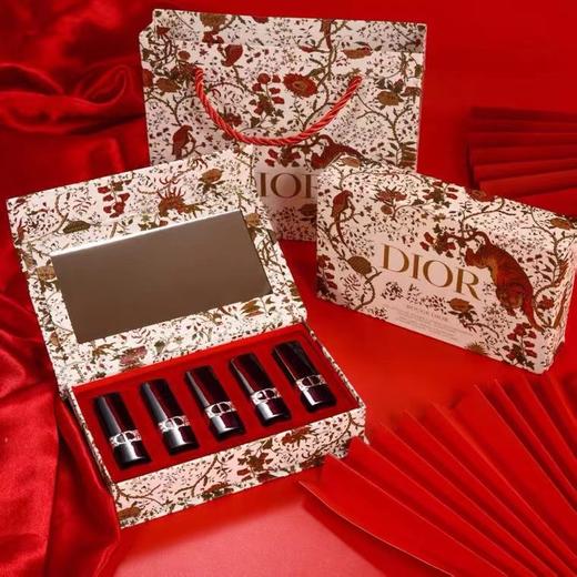 【七夕优选】Dior迪奥口红套装全套新款传奇红唇999 909 668 720 840丝绒礼盒 商品图1