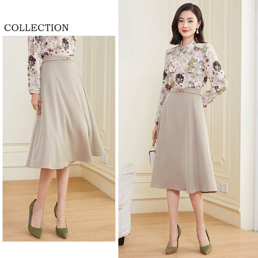 乔万尼半身裙女夏季新款御姐轻熟风轻奢高级感显瘦DF2D419 商品图4