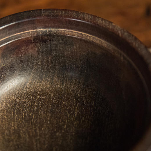 清 黄花梨一木整挖碗 商品图2