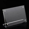 L型150×100mm横版强磁台签桌面展示牌亚克力高清桌牌台牌台卡价目牌席卡斜面广告牌立牌 商品缩略图1