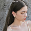 ZEGL设计师幻野系列蝴蝶耳环女小众设计感高级耳钉925银针夏耳饰 商品缩略图5